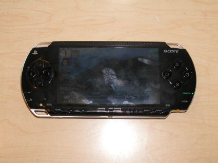 Панель передняя для PSP Fat (черная)